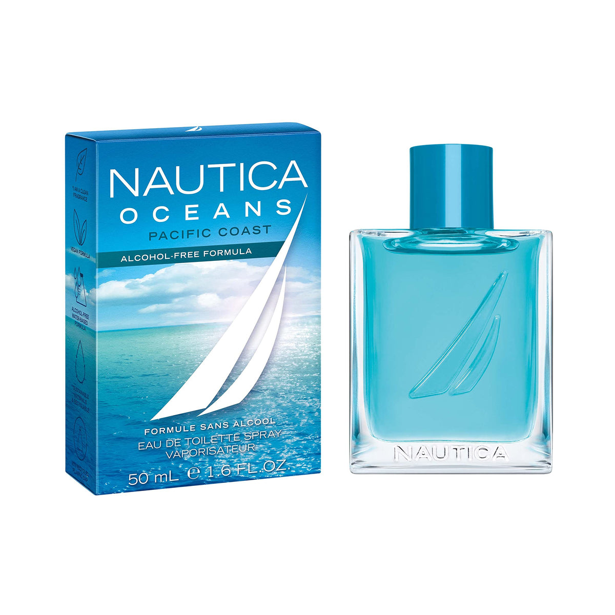 Nautica Oceans Pacific Coast bottle front for everyday freshness.