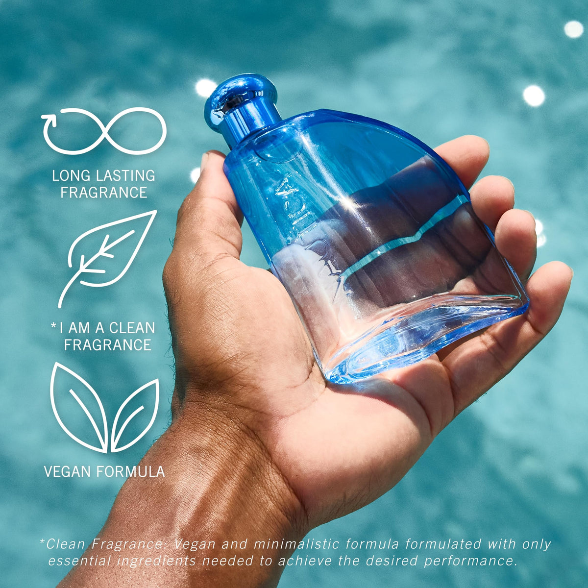 Nautica Pure Blue eco packaging emphasizes sustainable scent