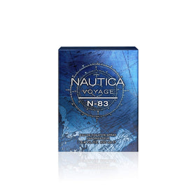 Nautica Voyage N-83 bottle front view, fresh everyday aroma for daily wear.