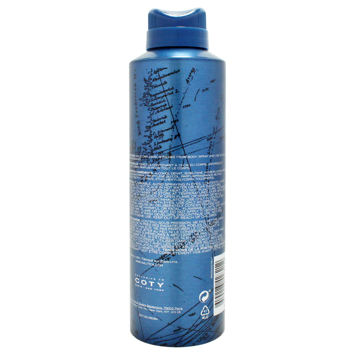 Nautica Voyage N-83 Deo spray mist for long-lasting fragrance.