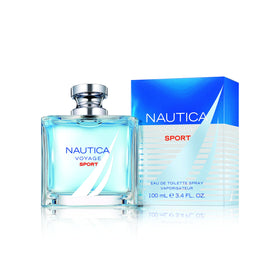 Nautica Voyage Sport Palm Leaves dry-down with Brazil Wood for lasting aroma