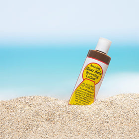 Close-up of Maui Babe Browning Lotion texture for smooth application