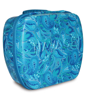 Navage Paisley travel case exterior protects your nasal care gear on trips.