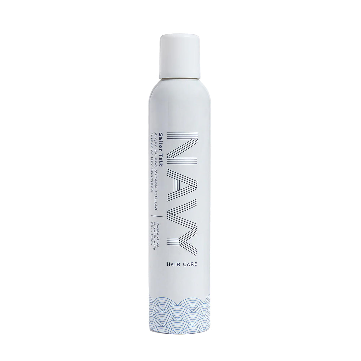 Navy Hair Care Sailor Talk dry shampoo can refreshing roots by absorbing oil.