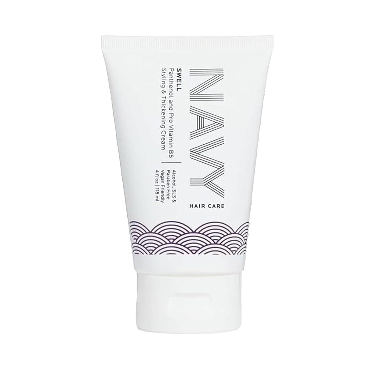 NAVY Swell Thickening Cream bottle with pump for quick, mess-free application.