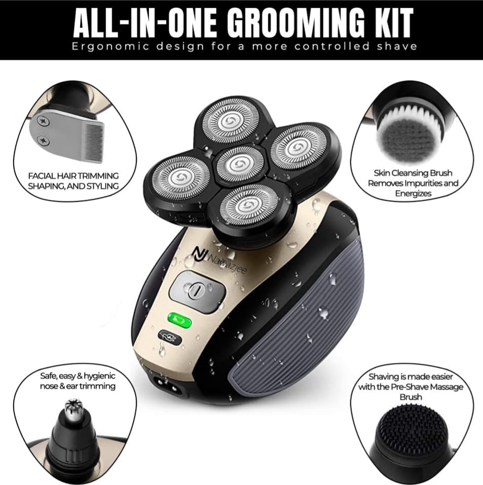 NAWAZJEE cordless rechargeable shaver provides freedom to groom anywhere