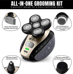 NAWAZJEE cordless rechargeable shaver provides freedom to groom anywhere
