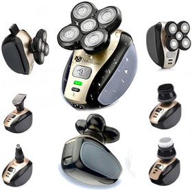 NAWAZJEE wet dry head shaver ideal for shower use and quick touch ups