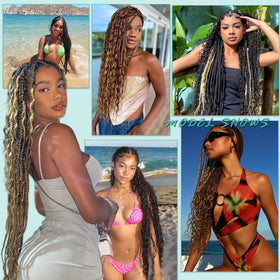 Nayominia soft shine braiding hair bundle for smooth styles