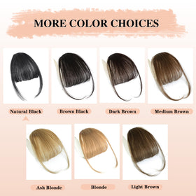 NAYOO bangs color-variation options help match your shade.