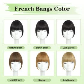 NAYOO bangs curved bangs daily wear for a flattering face-framing look.