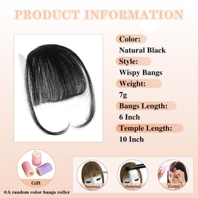 NAYOO bangs face-framing design highlights versatile styling options.