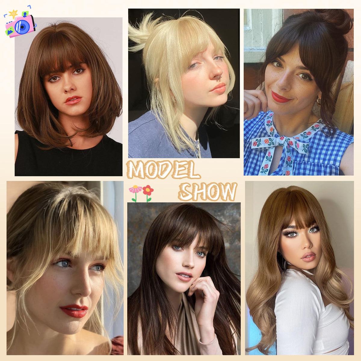 NAYOO clip-in bangs ideal for daily wear, dating, and events.