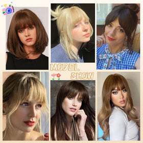 NAYOO clip-in bangs ideal for daily wear, dating, and events.