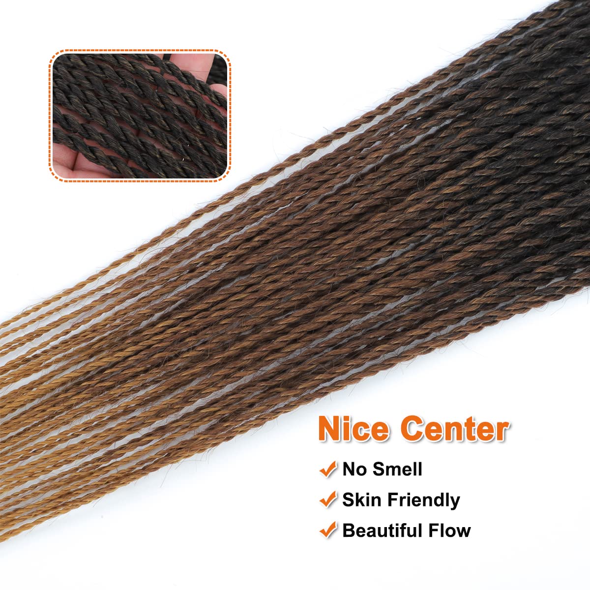 NAYOO lightweight crochet hair feels soft and comfortable.