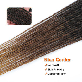 NAYOO lightweight crochet hair feels soft and comfortable.