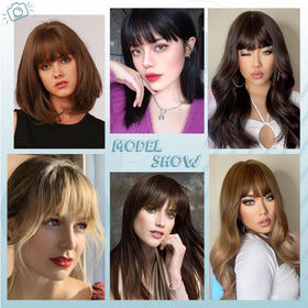 NAYOO daily wear bangs clip for quick transformation and comfortable all-day wear.