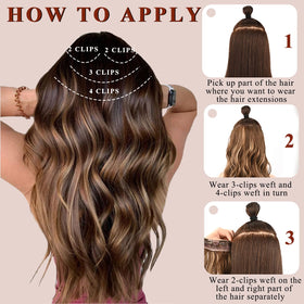 NAYOO easy-care guide for clip-in extensions upkeep.