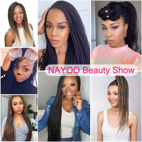NAYOO Full-head styling guide to achieve a complete look with 6–8 packs.