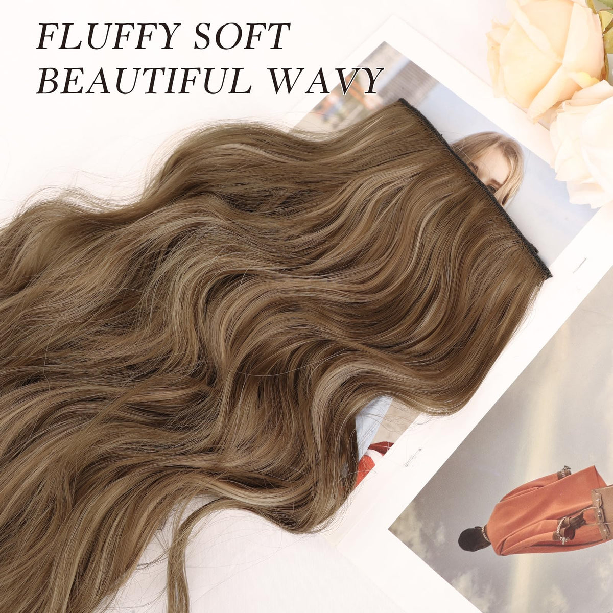 NAYOO fine weft construction clip-in hairpieces for smooth, tangle-free wear