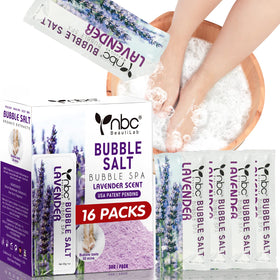 NBC BeautiLab Pedicure Foot Soak with lavender bubbles for a relaxing foot spa.