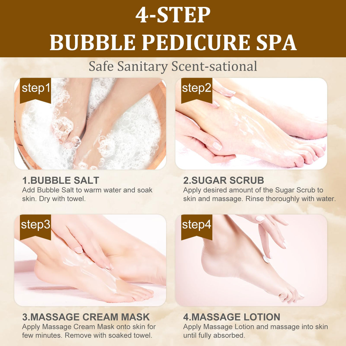 nbc BeautiLab Dry feet care kit for smooth, comfortable feet.