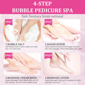 nbc BeautiLab Rose Edition foot care set with rose scent for relaxing rituals