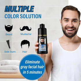 NCEPROHR 3-in-1 beard color shampoo and conditioning in one