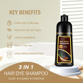 NCEPROHR Silver Gray Hair Dye Shampoo gloves ensure safe, mess-free application.