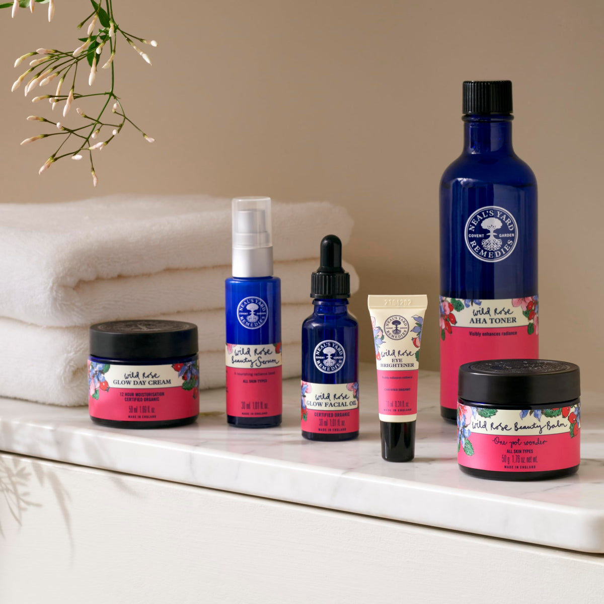 Cruelty-free badge on Neal's Yard Remedies Wild Rose Beauty Balm