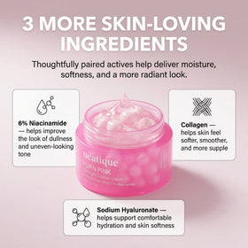 Neatique PDRN Capsule Cream jar close-up emphasizes dewy, lasting hydration.