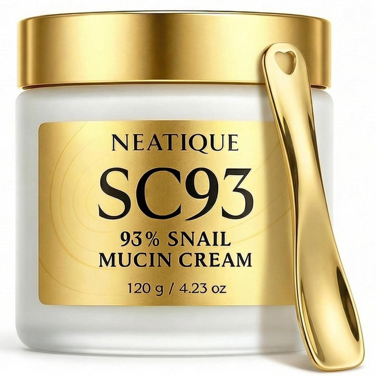 Neatique Snail Mucin Cream bottle for rapid hydration and a smooth base
