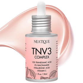 Neatique TNV3 Complex Serum bottle showing a lightweight daily formula for brightness and smoothness.