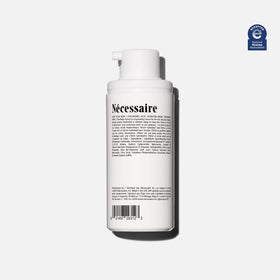 Nécessaire The Body Serum pump action demonstrates fast-absorbing hydration.