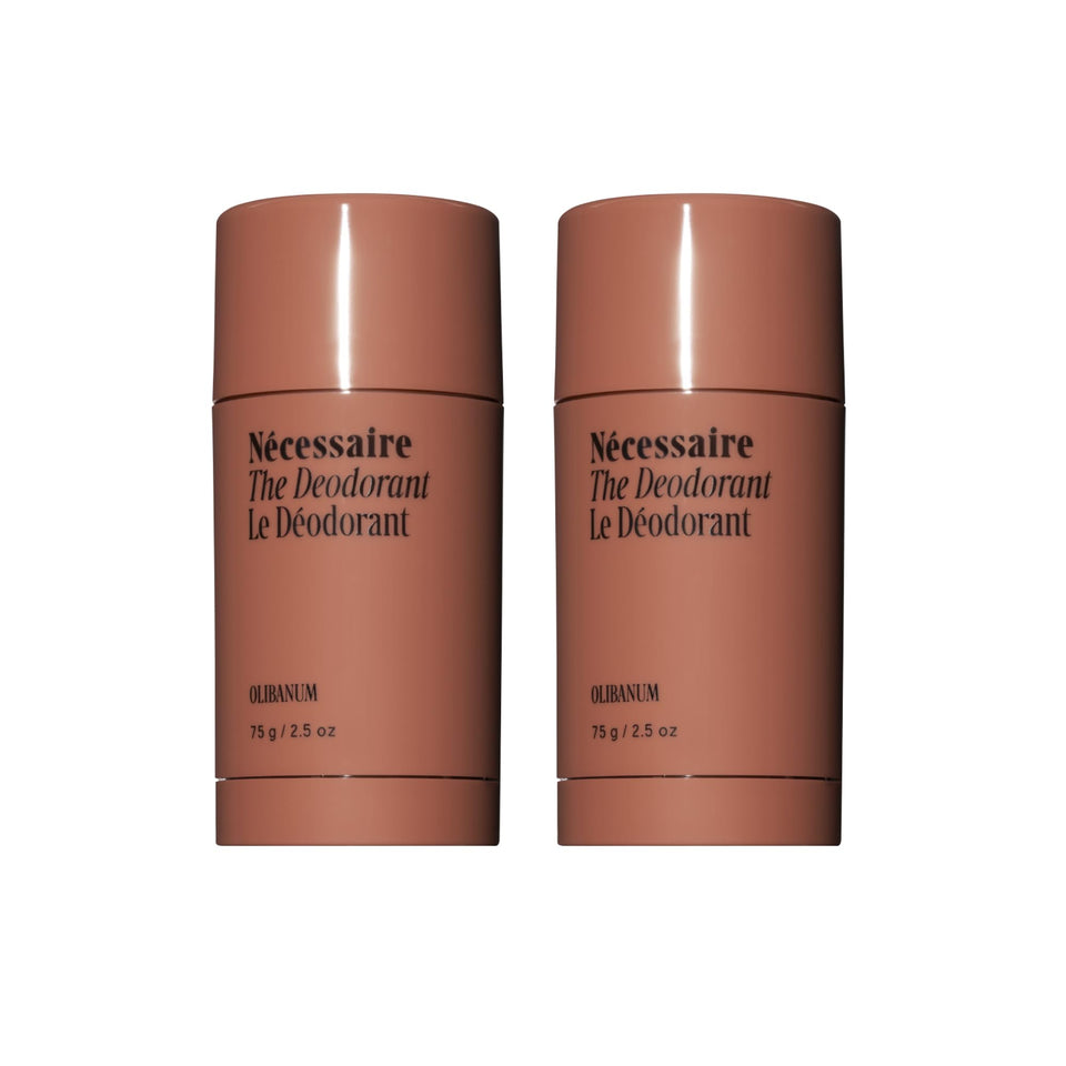 Nécessaire Olibanum deodorant bottle front showing aluminum-free protection.