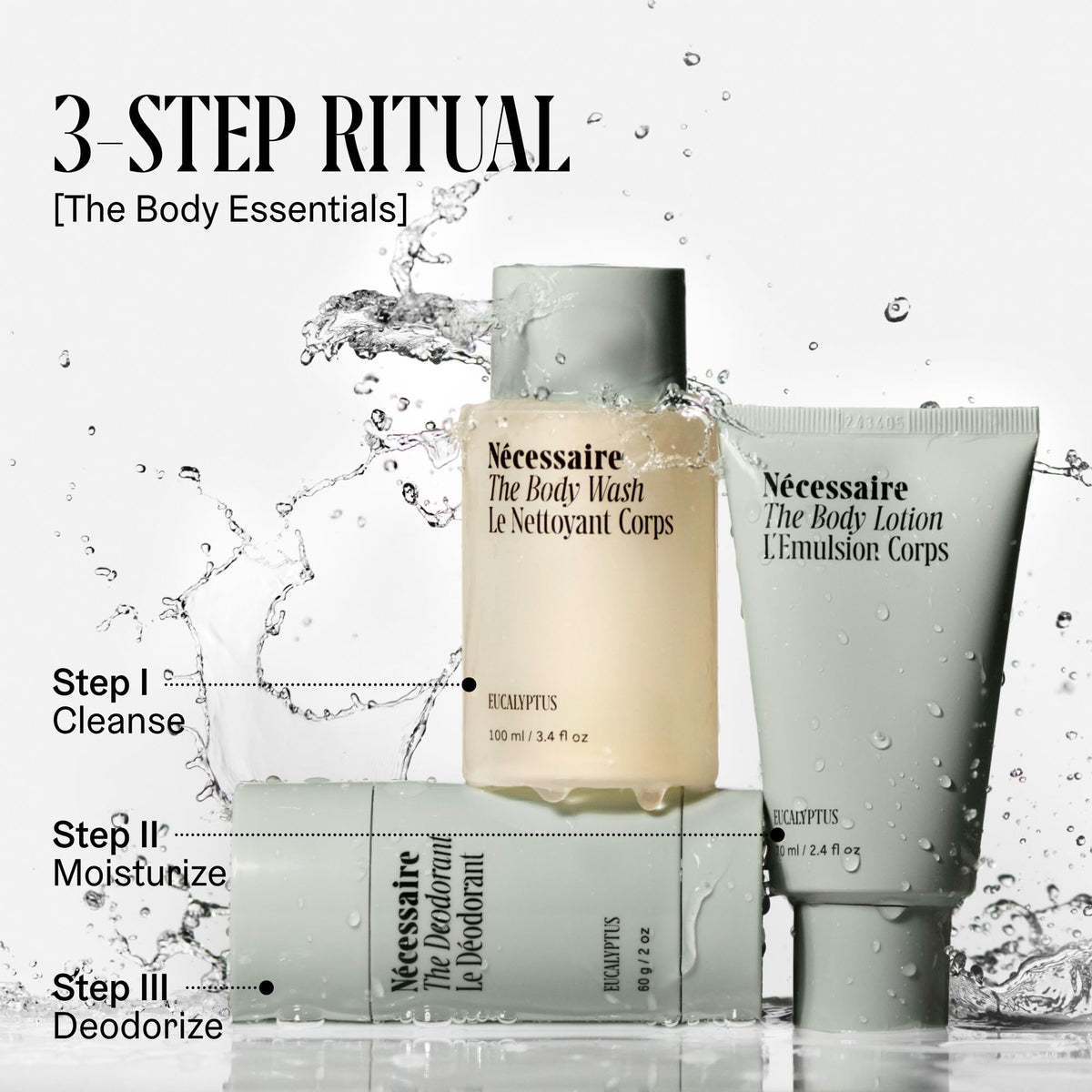 Nécessaire vegan cruelty-free ethos reflected in product and packaging choices.