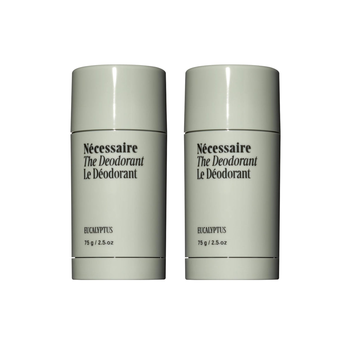 Nécessaire Eucalyptus Deodorant Duo pack for all-day freshness in a compact stick.