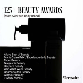 Nécessaire Olibanum packaging uses FSC-certified carton and recyclable components.