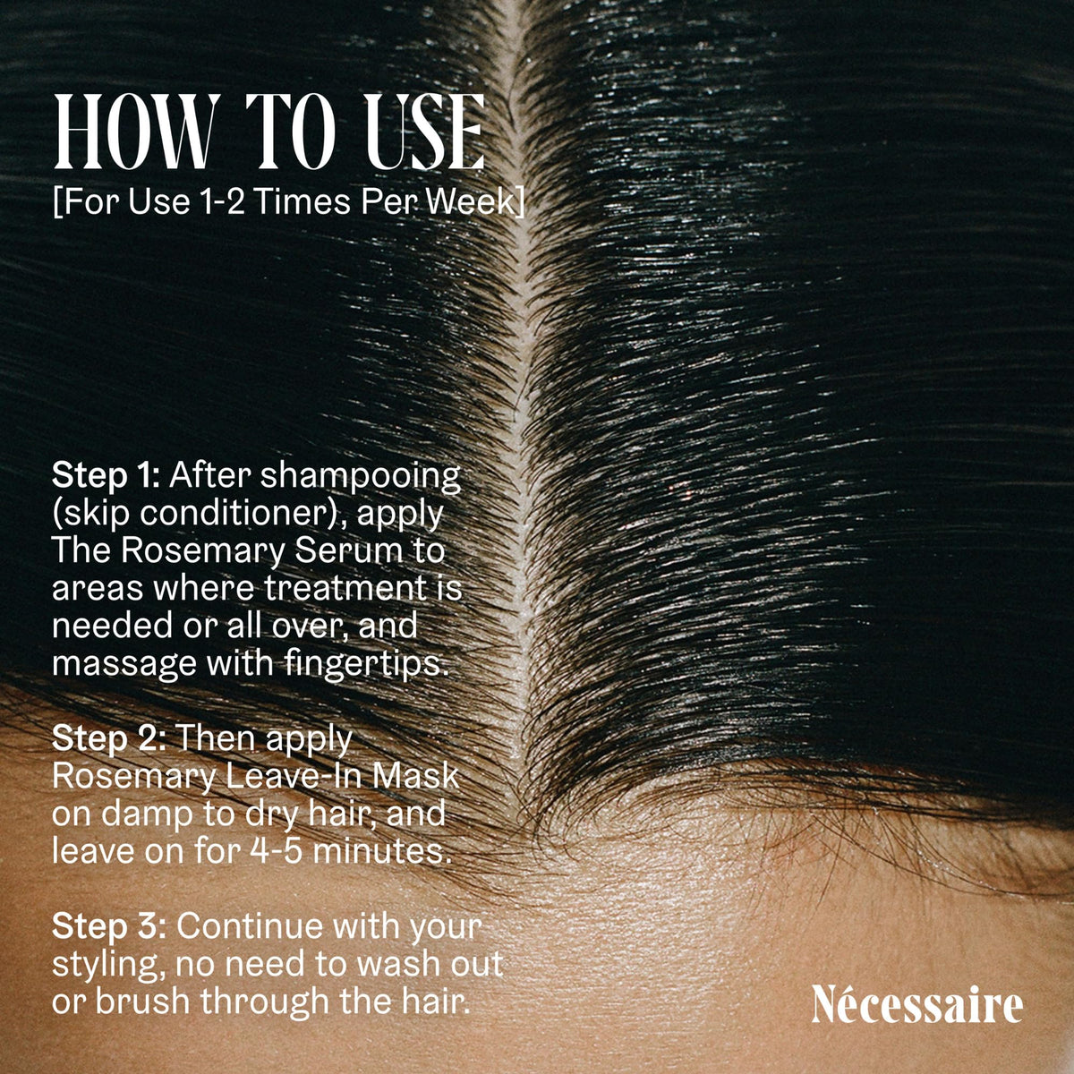 Nécessaire Rosemary Leave-In Mask fragrance captures rosemary, mandarin, jasmine notes.