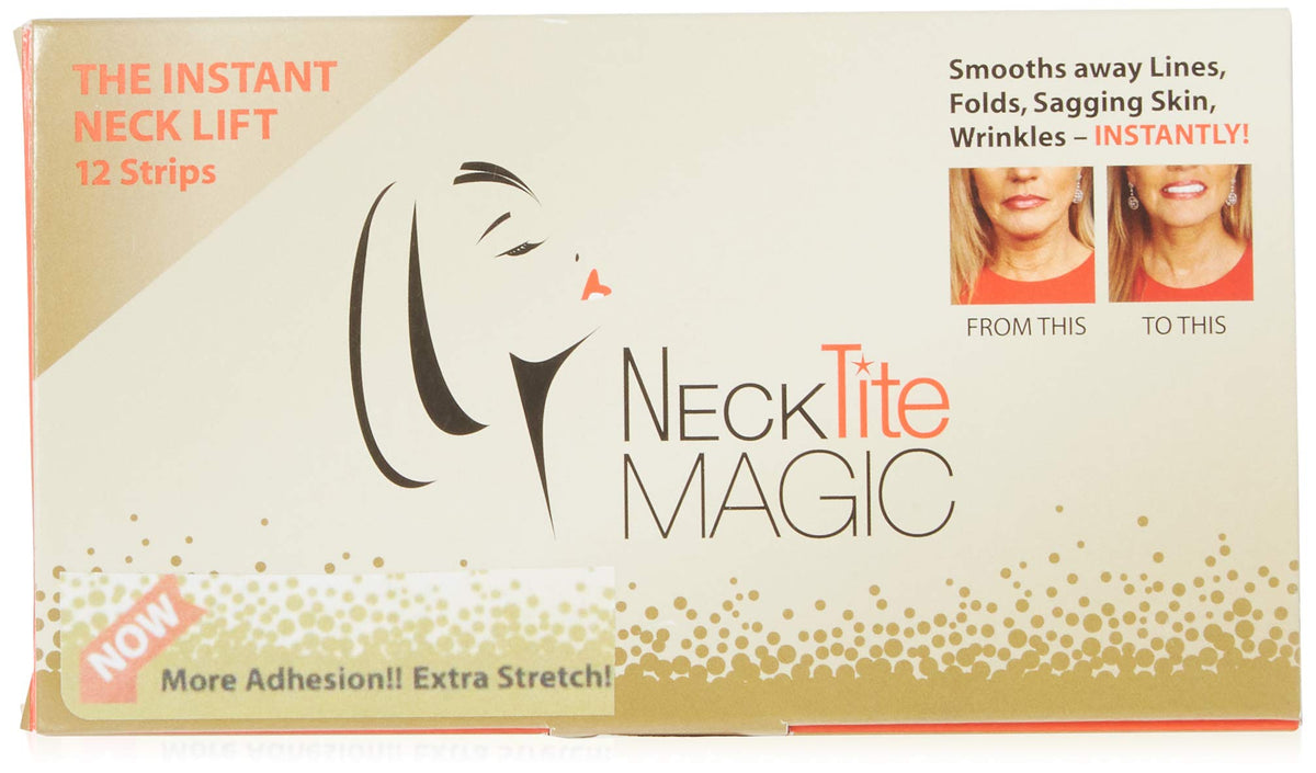NeckTITE Magic instant neck lift 2-pack hero image for event-ready look.