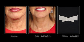 NeckTITE Magic packaging and usage guidance for events and occasions.