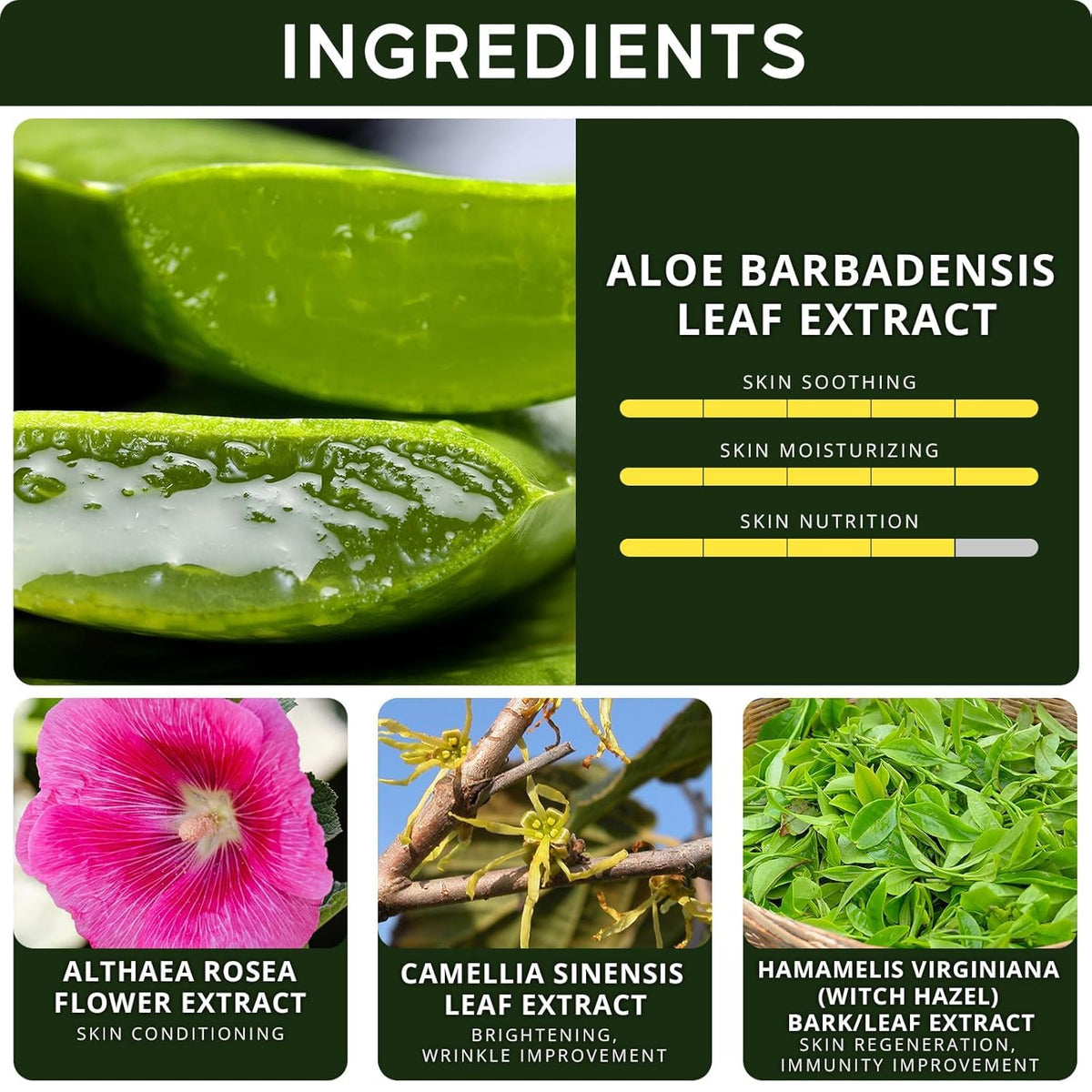 Neclar aloe vera gel texture close-up highlights transparent, lightweight hydration.