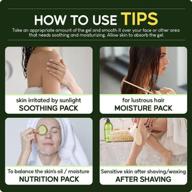 Neclar aloe vera gel travel-size bottle for on-the-go hydration.