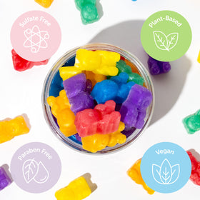 Nectar Bath Treats coconut oil soap hydrates skin during baths.