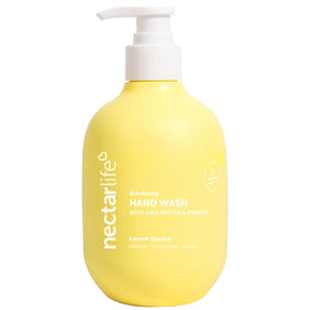 Nectar Life exfoliating hand wash bottle with volcanic pumice for smoother skin