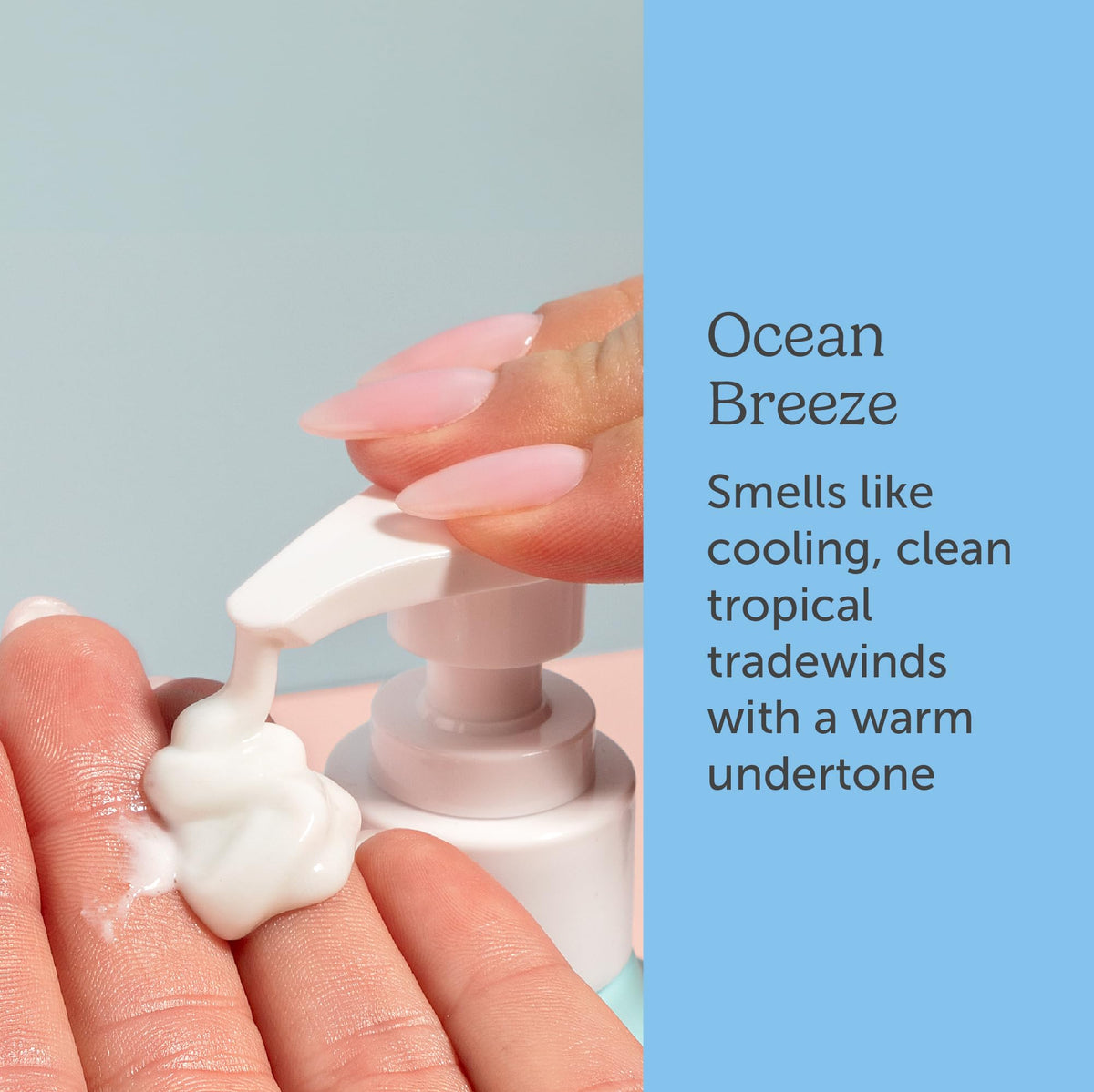 Ocean Breeze scent from Nectar Life Hand Wash evokes fruity freshness