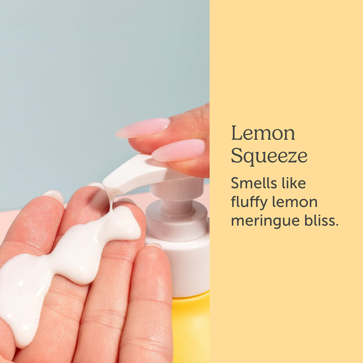 Nectar Life vegan USA-made hand wash bottle on display