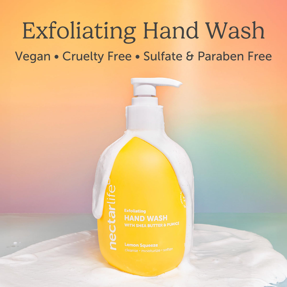 Nectar Life volcanic pumice exfoliant close up for natural texture removal