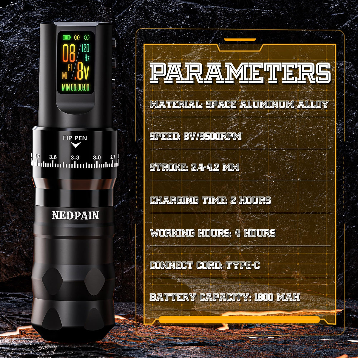 NEDPAIN Pro kit contents box shows comprehensive setup for beginners and pros