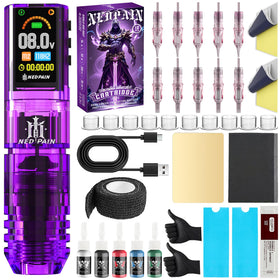 nedpain tattoo machine pen 1.47-inch screen for precise control during sessions